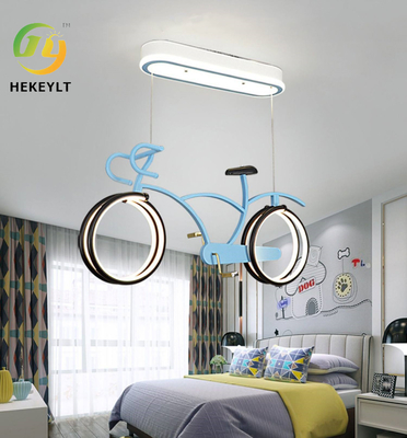 Çocuk Odası Bisiklet Lustre Göz Panosu Basit Yatak Odası LED Kişilik Karikatür Bisiklet Işığı