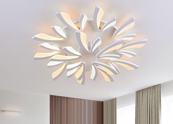 LED Cips 128W 1150 * 150mm Oturma Odası İçin Karartma Akrilik Tavan Işığı