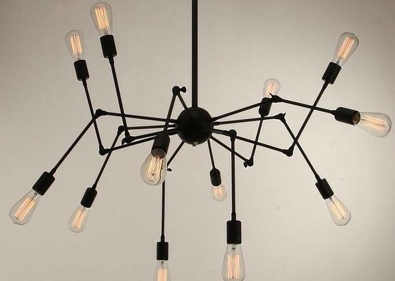 Mordern Nordic Retro Vintage Loft Antika Ayarlanabilir DIY E27 Sanat Örümcek modern kolye ışık