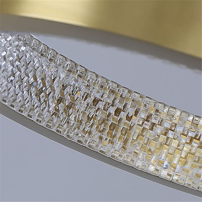 LED Alüminyum + Akrilik asılı Altın kum Modern basit Sarkıt Işık