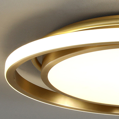 Akrilik Bakır LED Tavan Lambası Konut İç Mekan Dekoratif