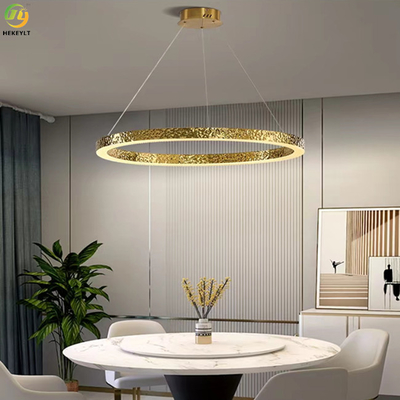 Yatak Odası LED Bakır Modern Halka Işık Yaratıcı Basit Ev