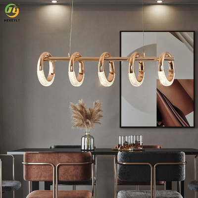 Ev / Otel / Showroom İçin Kullanılan LED Popüler İskandinav Altın Kolye Işık