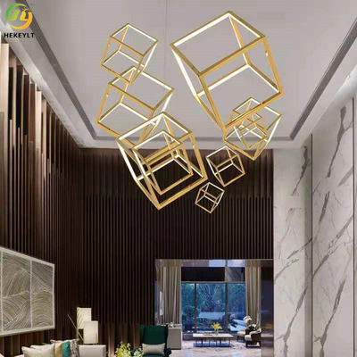Ev / Otel / Showroom LED Kare Kristal Kolye Işık için kullanılır