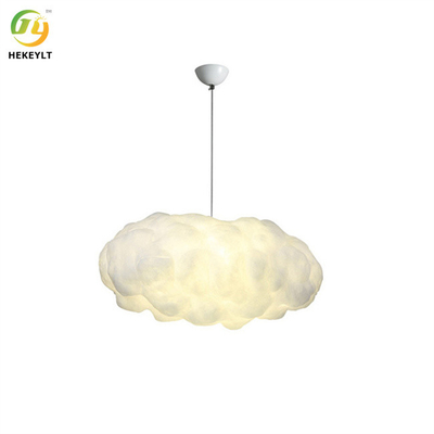 LED Tekstil Bulut Şekilli Modern Sarkıt E26 Ampul Tabanı Yaratıcı