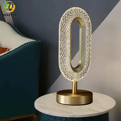 12cm Modern Başucu Lambaları Yatak Odası Ovated Altın Akrilik Metal Led