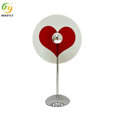 Yatak Odası Romantik Atmosfer Dekorasyon için Kırmızı Aşk Kalp Başucu Led Masa Lambası