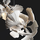 Bakır LED Dekoratif Avize Ginkgo Biloba Çiçek Avize