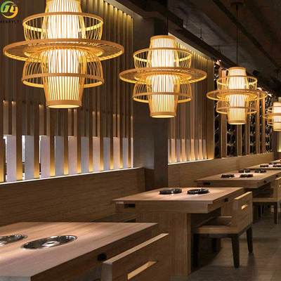 Bambu Otel Yatak Odası Modern Avize Yemek Odası Ev Eşyaları Kapalı Asılı