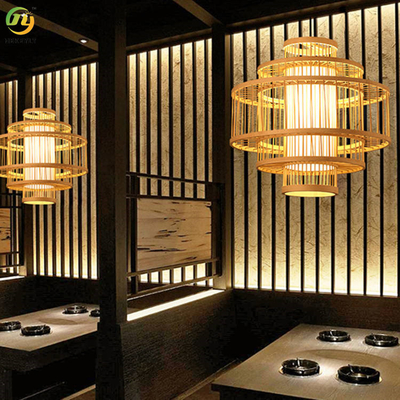 Bambu Otel Yatak Odası Modern Avize Yemek Odası Ev Eşyaları Kapalı Asılı