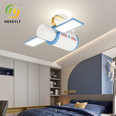 Karikatür Uçak Çocuk Odası Akıllı Tavan Işığı Tam Spektrum LED Göz Koruması Yatak Odası Işığı