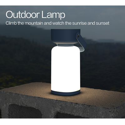 Basit Dış Kapalı Kablosuz Taşınabilir LED Dokunmatik Ambient Lamp Kamp Ev Gece Işığı