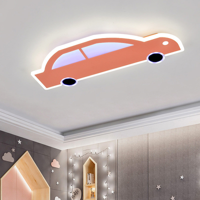 Karikatür LED Göz Koruması Araba Modelleme Tavan Işığı Adımsız Hafiflendirme RGB Çocuk Yatak Odası Işığı