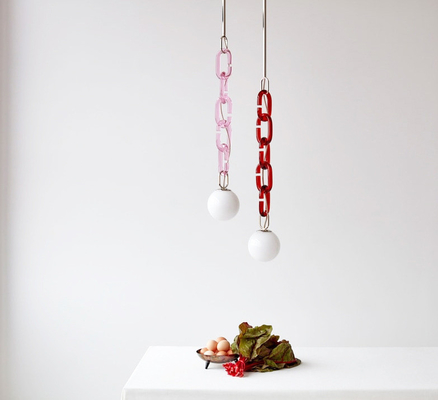 Modern Nordic Simple Glass Globe Yaratıcı Şamdan Dolabı için Giyim Dükkanı Yemek Odası