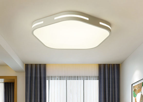 Yatak Odası İçin Siyah / Beyaz Kapalı 380 * 60mm 30W Akrilik LED Tavan Işığı