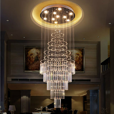 Otel İçin Modern Lüks Muti Boyutlu Kristal Asma Işıklar