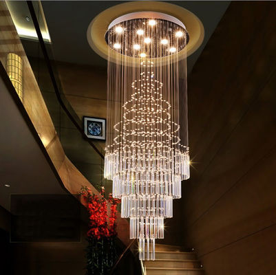 Otel İçin Modern Lüks Muti Boyutlu Kristal Asma Işıklar