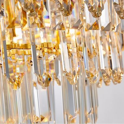 Kristal Netlik Lüks Modern Sarkıt Işık Dekorasyonu Vintage