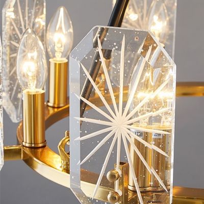 Dekoratif Lamba Kristal Nordic Lüks Avizeler ve Sarkıt Işıklar Modern