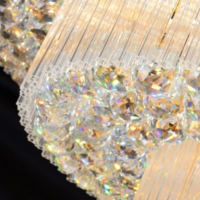 Kristal Led Modern Aydınlatma Yuvarlak Asılı Avize Kolye Işıkları