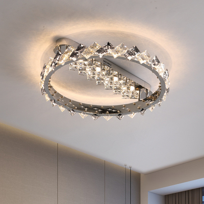 Güzel Düğün Dekor Tasarımı Lüks LED Tavan Işık Kristal Gövde modern stil
